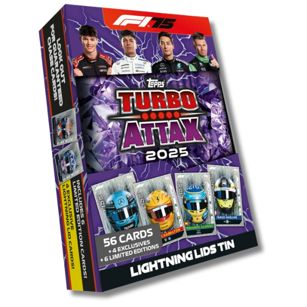 Turbo Attax - 2025 Mega Tin (Lightning Lid)