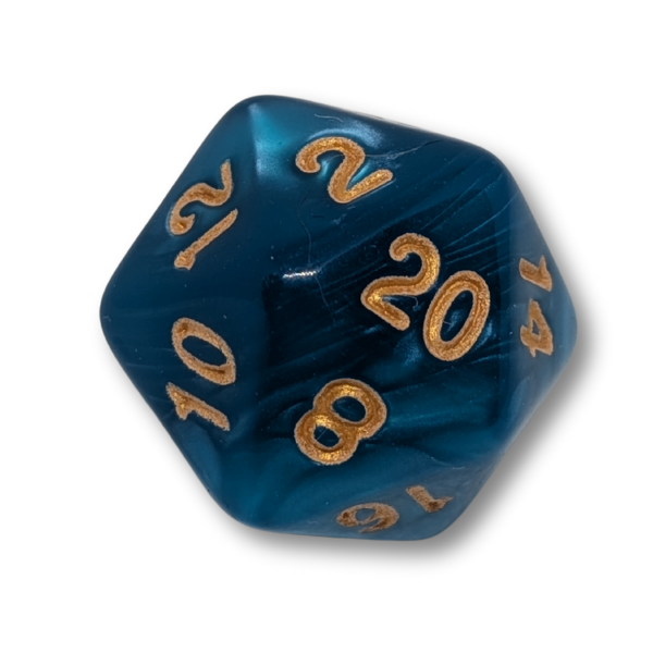 Aqua Marble - Set of 7 Polyhedral Dice