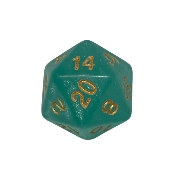 Aqua Sparkle - Set of 7 Polyhedral Dice