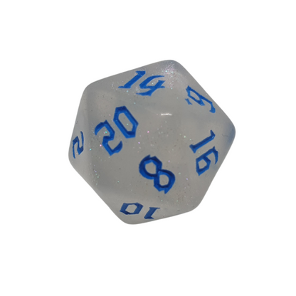 Blue Crystal - Set of 7 Polyhedral Dice