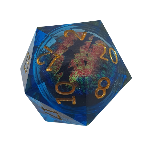 Blue Eye - Liquid Core - Chonk D20