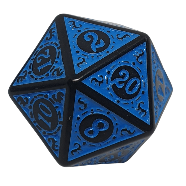 Blue Ornate - Set of 7 Polyhedral Dice