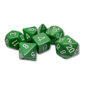 Green Opaque - Chessex - Set of 7 Polyhedral Dice