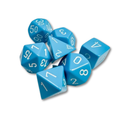 Light Blue Opaque - Chessex - Set of 7 Polyhedral Dice