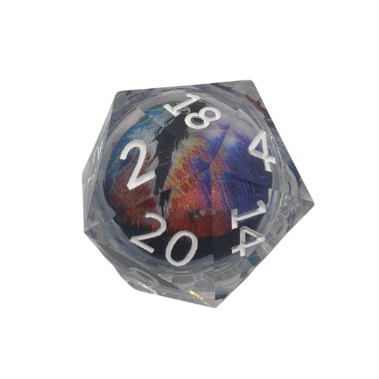 Clear Eye - Liquid Core - Chonk D20