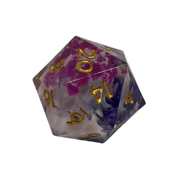 Cloud Blossom - Sharp Edge - Set of 7 Polyhedral Dice