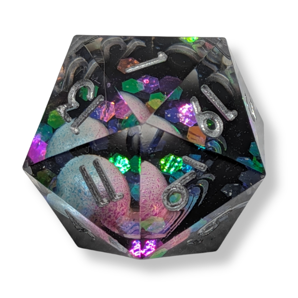 Dark Orbital - Sharp Edge - Set of 7 Polyhedral Dice
