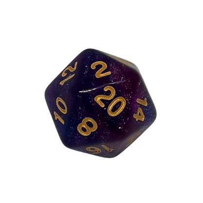 Galaxy Sparkle - Set of 7 Polyhedral Dice