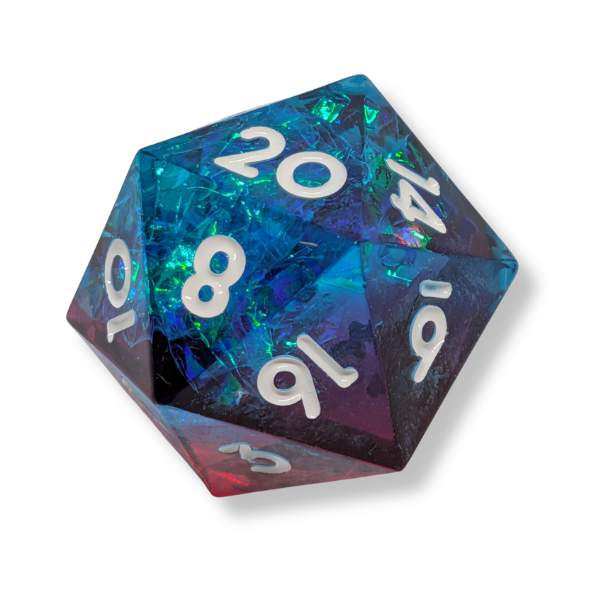 Glacial Flare - Sharp Edge - Set of 7 Polyhedral Dice