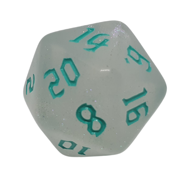 Green Crystal - Set of 7 Polyhedral Dice