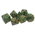 Green Dragon - Set of 7 Polyhedral Dice