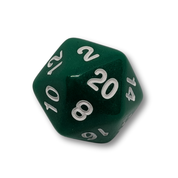 Green Solid - Set of 7 Polyhedral Dice