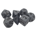 Grey Marble - Set of 7 Polyhedral Dice