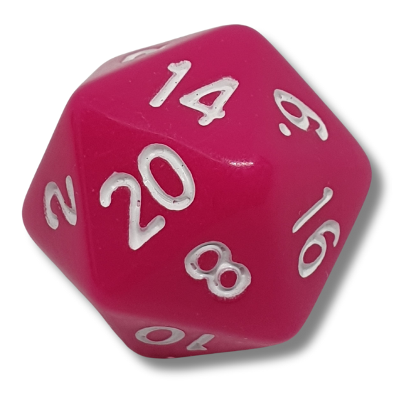 Hot Pink - Set of 7 Polyhedral Dice