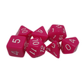 Hot Pink - Set of 7 Polyhedral Dice
