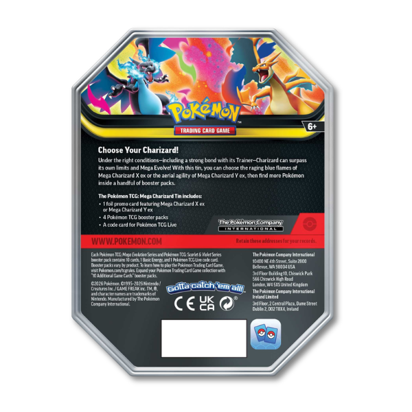 Mega Charizard Y ex Tin