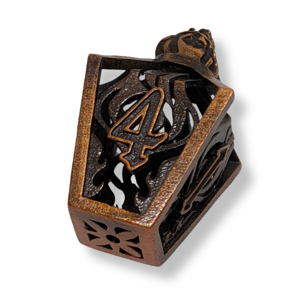 Metal Lantern - Set of 7 Polyhedral Dice