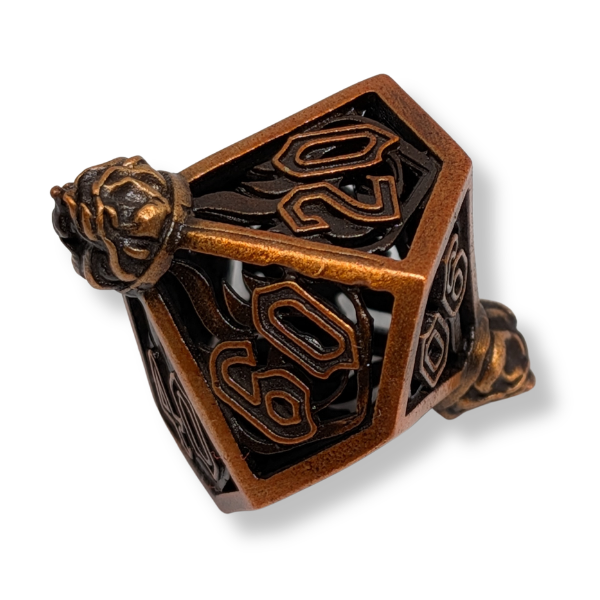 Metal Lantern - Set of 7 Polyhedral Dice