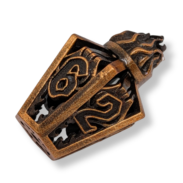 Metal Lantern - Set of 7 Polyhedral Dice