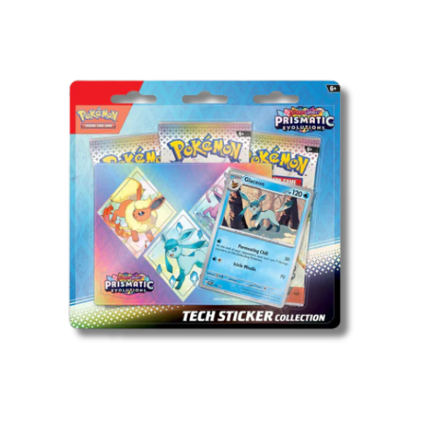 Prismatic Evolutions Tech Sticker Collection (Glaceon)