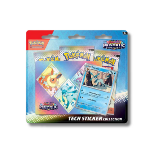 Prismatic Evolutions Tech Sticker Collection (Glaceon)