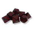Red Runic - Set of 7 Polyhedral Dice
