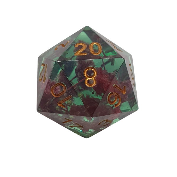 Twilight Thistle - Sharp Edge - Set of 7 Polyhedral Dice