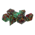 Twilight Thistle - Sharp Edge - Set of 7 Polyhedral Dice