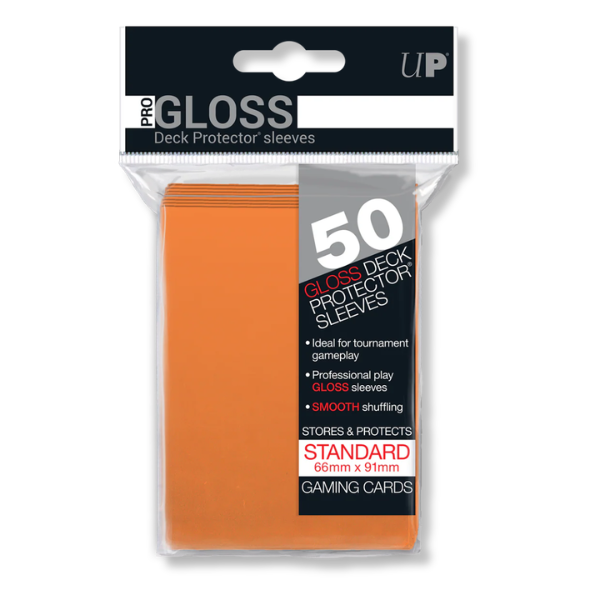 Ultra Pro Sleeves - Orange (50 Pack)