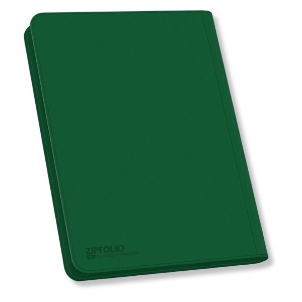Ultimate Guard 9-Pocket Zipfolio - Green