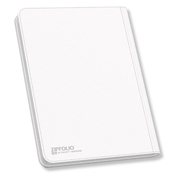 Ultimate Guard 9-Pocket Zipfolio - White