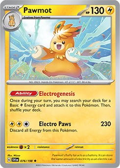Pawmot - 76/198 Scarlet & Violet Base